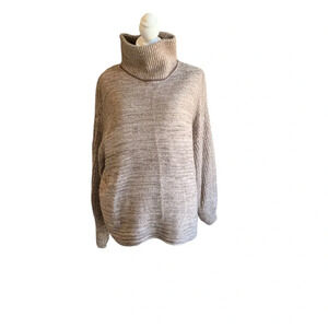 Simply Vera Vera Wang Women's Brown and Silver turtleneck women's size l…